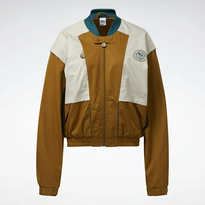 Jackets Womens Reebok Classics Archive ZipUp Jacket Sepia