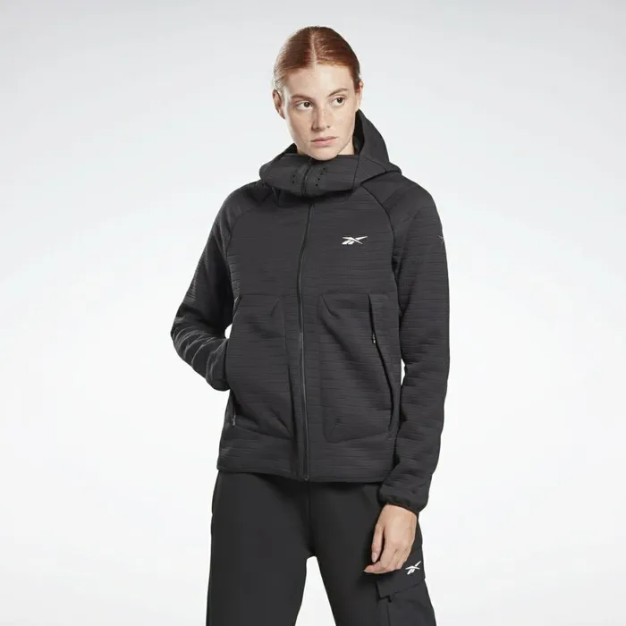 Jackets Womens Reebok Thermowarm Deltapeak Performance Jacket Black