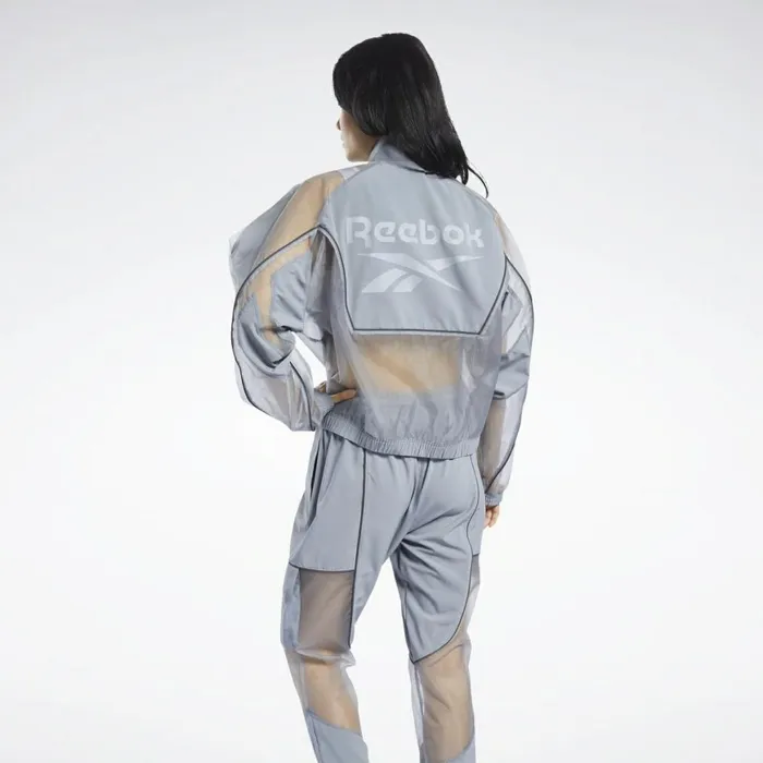 Jackets Womens Reebok Wonder Woman Track Jacket Cold Grey 4
