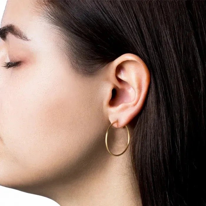 Jane Knig 14 Karat Women Big Hoops