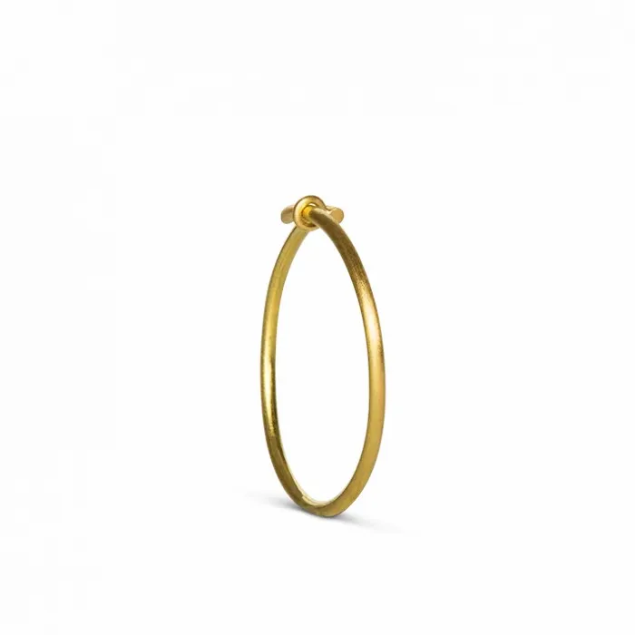 Jane Knig 14 Karat Women Medium Creole