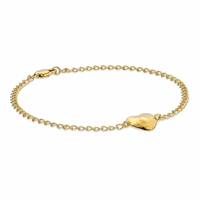 Jane Knig Gold Bracelets Women Bruised Heart Bracelet