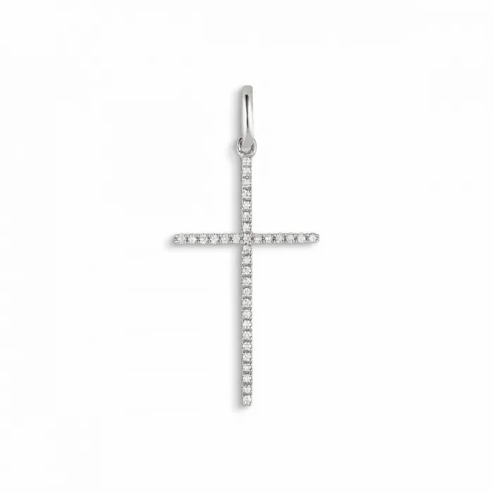 Jane Knig Gold Pendants Women Big Cross Pendant With Diamonds 0098 CT