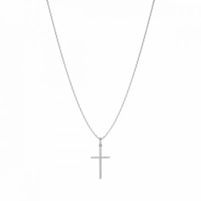 Jane Knig Gold Pendants Women Big Cross Pendant With Diamonds 0098 CT
