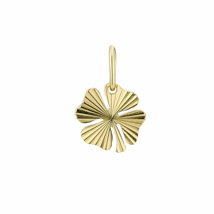 Jane Knig Gold Pendants Women Reflection Clover Pendant