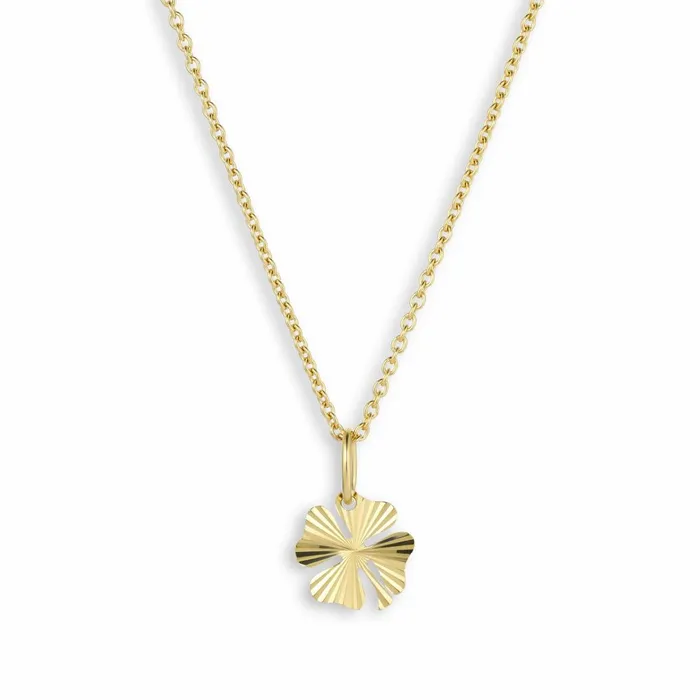 Jane Knig Gold Pendants Women Reflection Clover Pendant