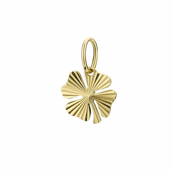 Jane Knig Gold Pendants Women Reflection Clover Pendant