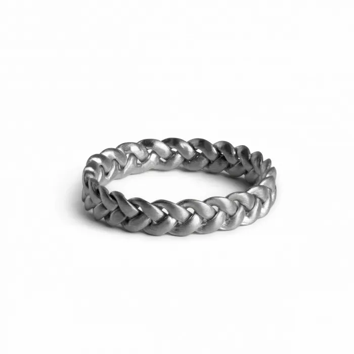 Jane Knig Silver Rings Women Medium Braided Ring Jane Knig Silver Rings Women Medium Braided Ring