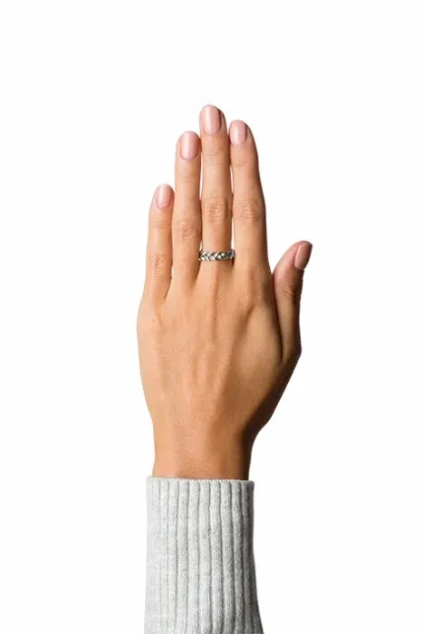 Jane Knig Silver Rings Women Medium Braided Ring Jane Knig Silver Rings Women Medium Braided Ring