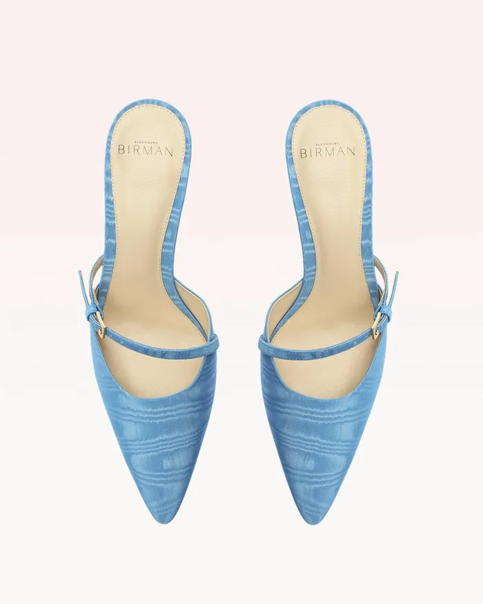 Jazzie 70 Mule Blue Blue Women Alexandre Birman Pumps