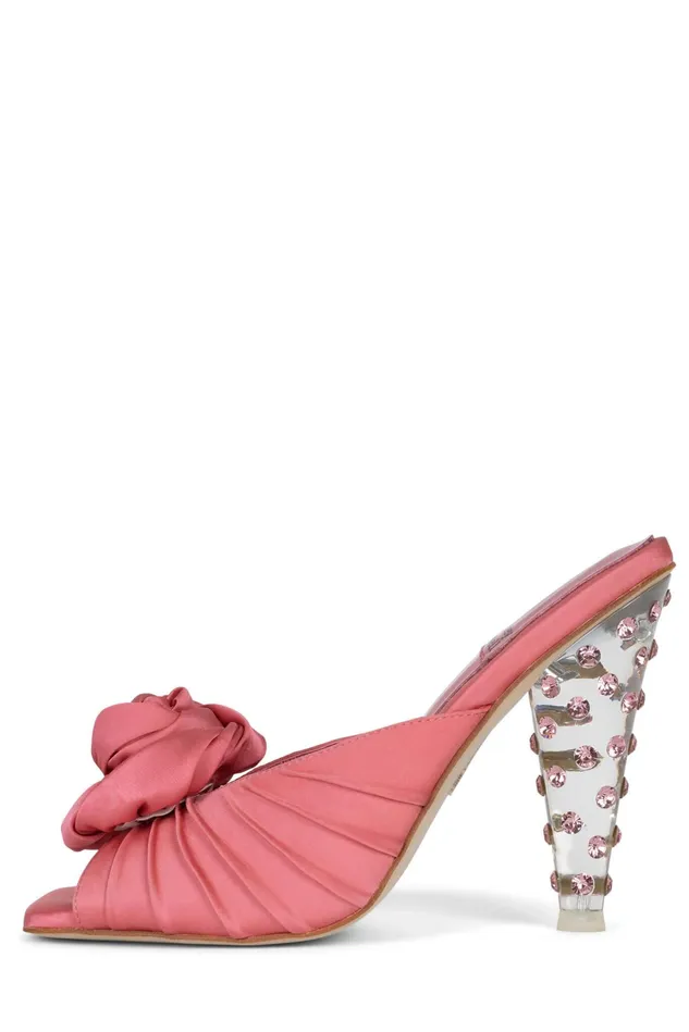 Jeffrey Campbell BLOSSOMED Pink Satin Pink Women Pump