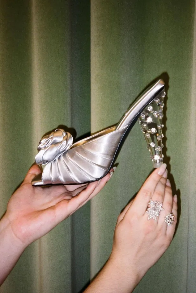 Jeffrey Campbell BLOSSOMED Pink Satin Pink Women Pump