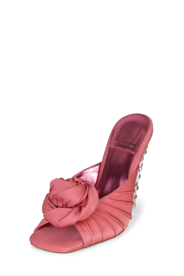 Jeffrey Campbell BLOSSOMED Pink Satin Pink Women Pump