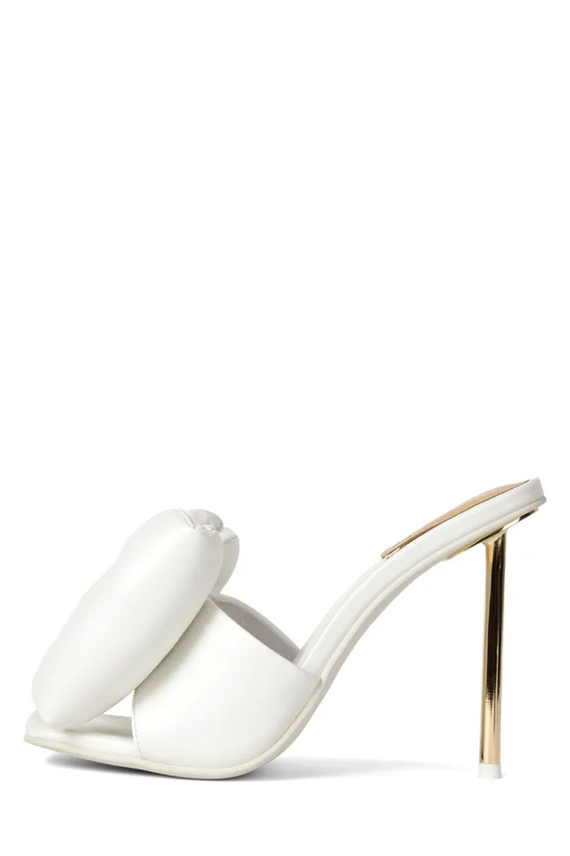 Jeffrey Campbell BOWDOWN White Gold Women Heel