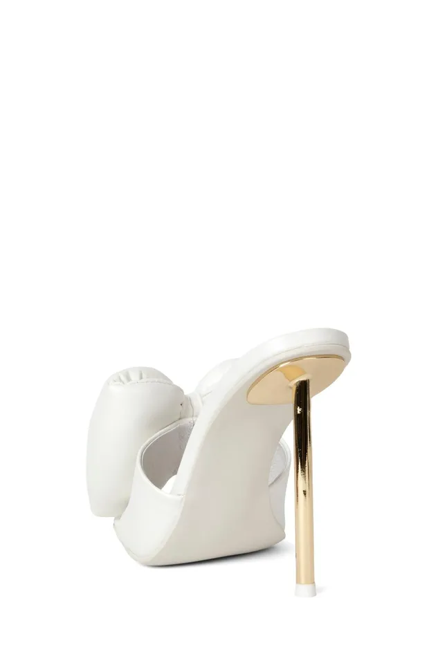 Jeffrey Campbell BOWDOWN White Gold Women Heel
