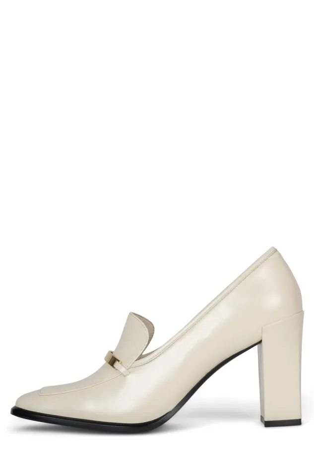 Jeffrey Campbell BROCHURE Cream Gold Women Pump