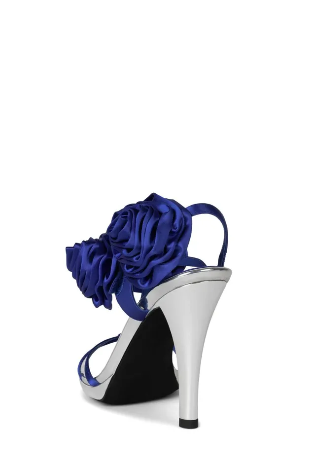 Jeffrey Campbell CAMELLIA Blue Silver Women Heel