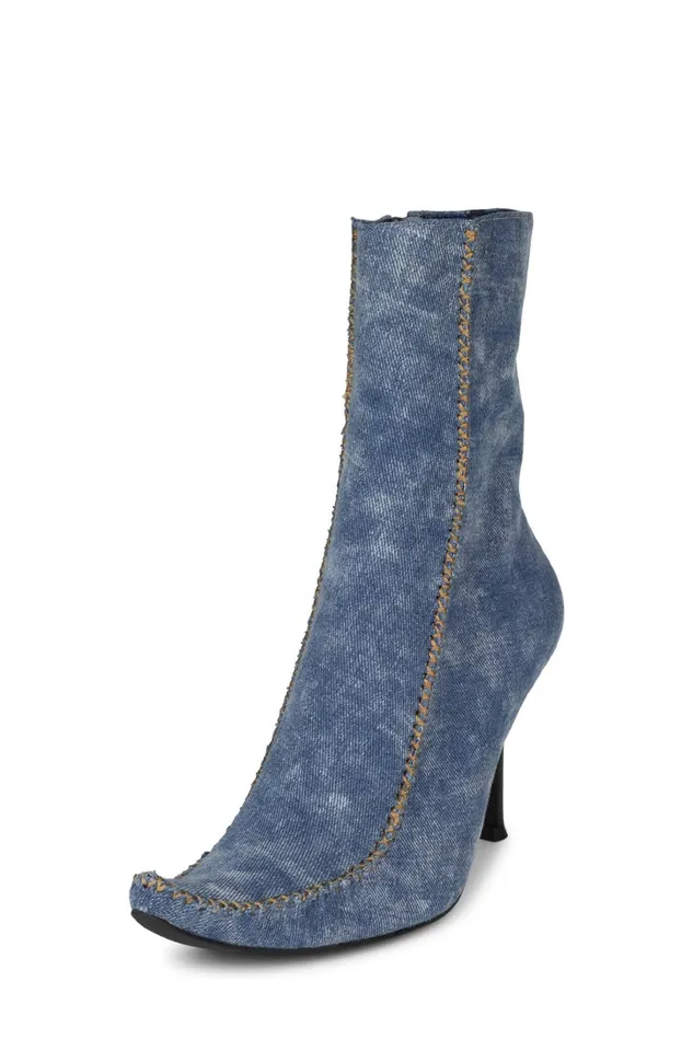 Jeffrey Campbell CREEPIN Tan Suede Women Ankle To Mid