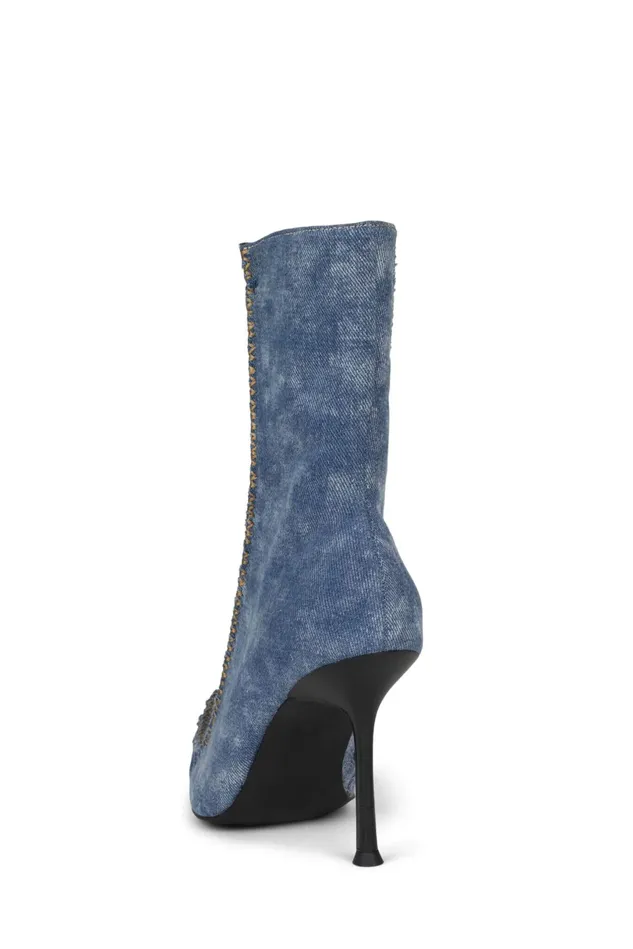 Jeffrey Campbell CREEPIN Tan Suede Women Ankle To Mid