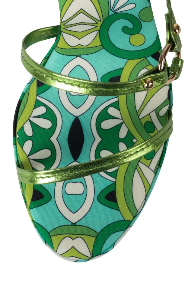 Jeffrey Campbell CURIOSITY Green Multi Green Women Heel