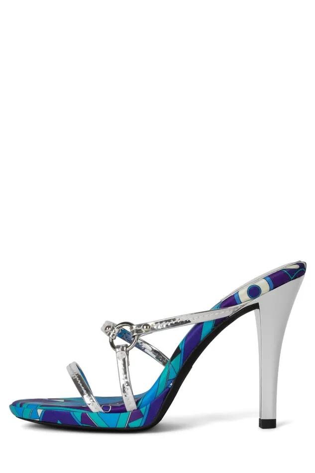 Jeffrey Campbell CURIOSITY Green Multi Green Women Heel