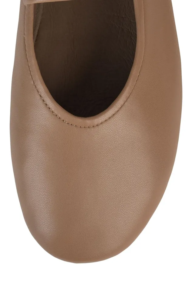 Jeffrey Campbell DANCERINA Dark Beige Women Ballet Flats