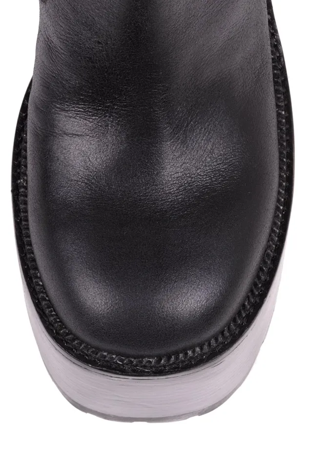 Jeffrey Campbell DEADZ Black Women Boot