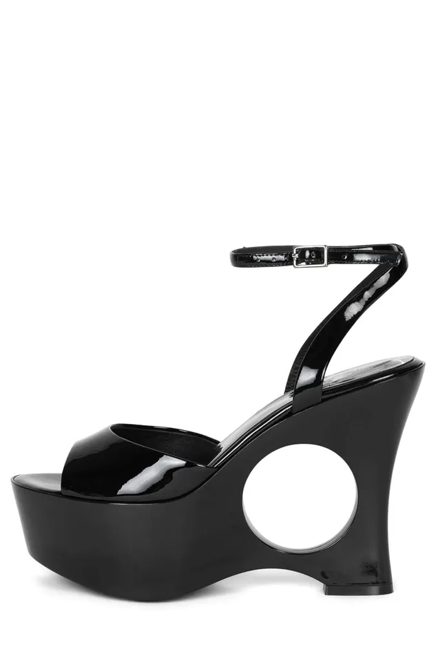 Jeffrey Campbell DREAMON Gold Patent Women Sandal