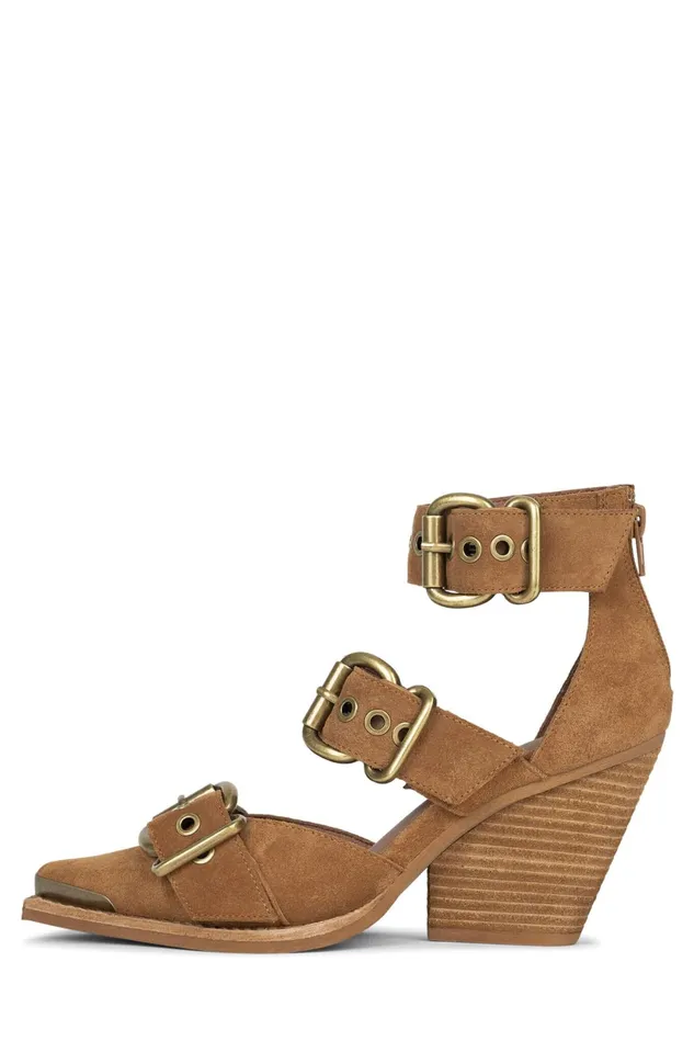 Jeffrey Campbell EMILIA Tan Suede Women Pump