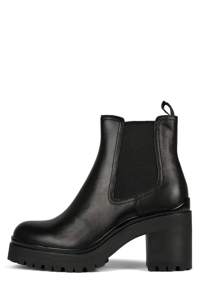 Jeffrey Campbell ESCOB Black Women Ankle To Mid
