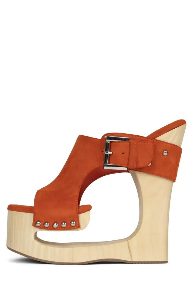 Jeffrey Campbell ETHEREAL Mustard Suede Women Sandal