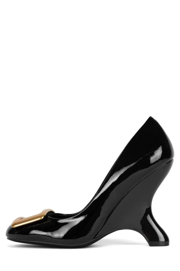 Jeffrey Campbell FALSETTO Pink Patent Silver Women Pump