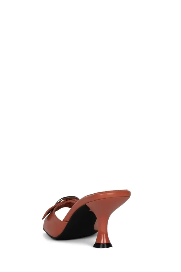 Jeffrey Campbell FASTENUP Red Silver Women Heel