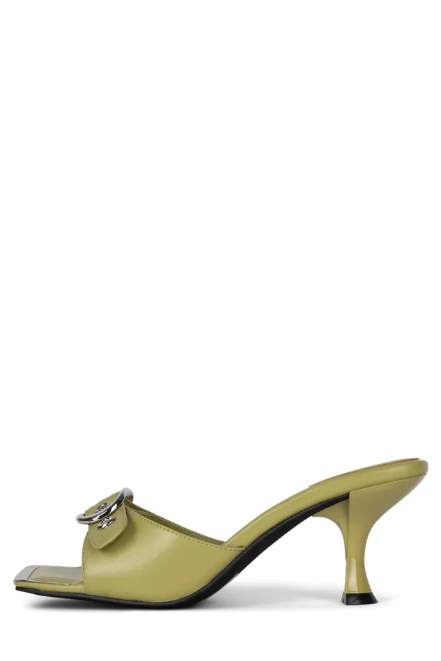Jeffrey Campbell FASTENUP Red Silver Women Heel