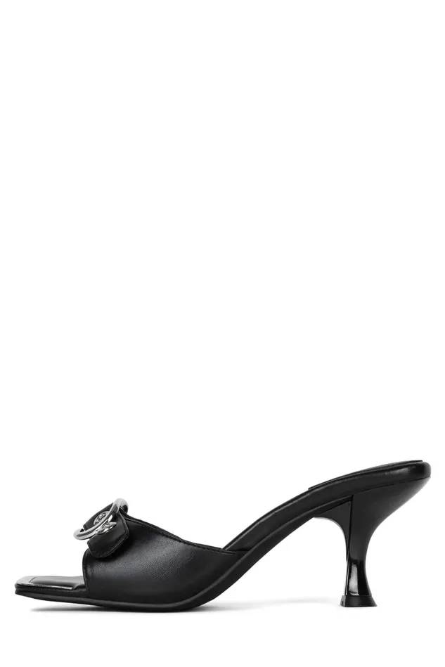 Jeffrey Campbell FASTENUP Red Silver Women Heel