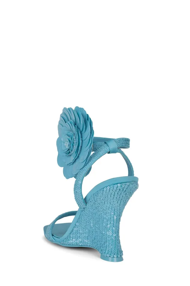 Jeffrey Campbell FLORALINE Black Sequins Women Heel