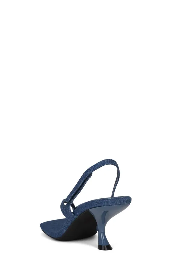 Jeffrey Campbell FUSEDNB Blue Denim Women Heel