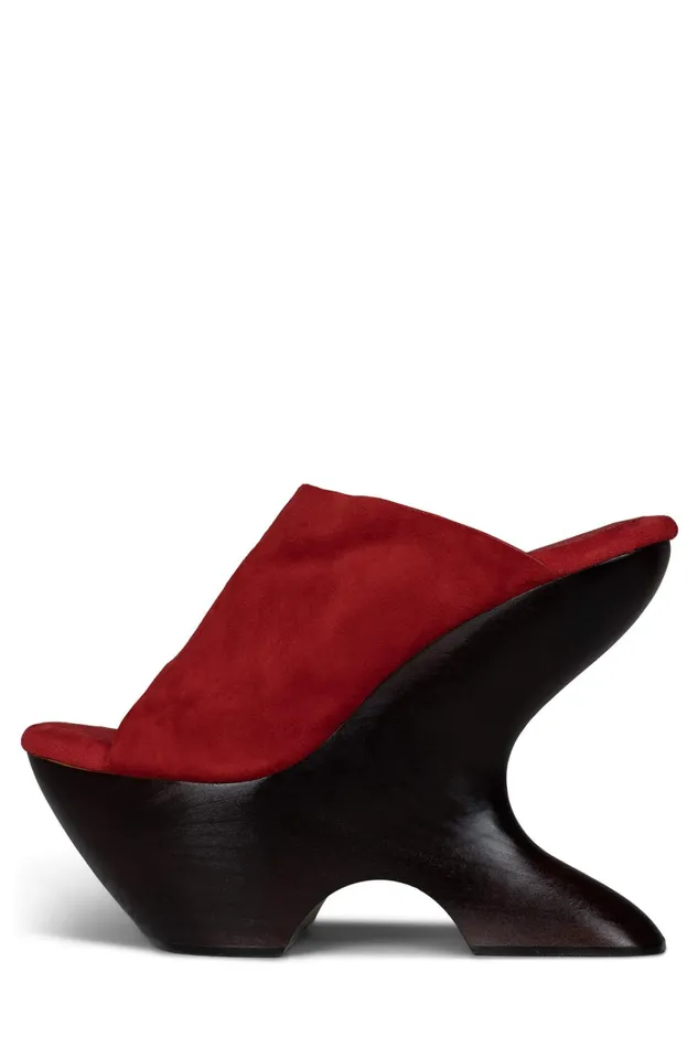 Jeffrey Campbell GIAH2 Teal Suede Brown Women Heel