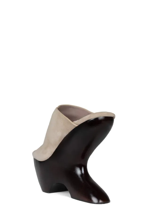 Jeffrey Campbell GIAH2 Teal Suede Brown Women Heel
