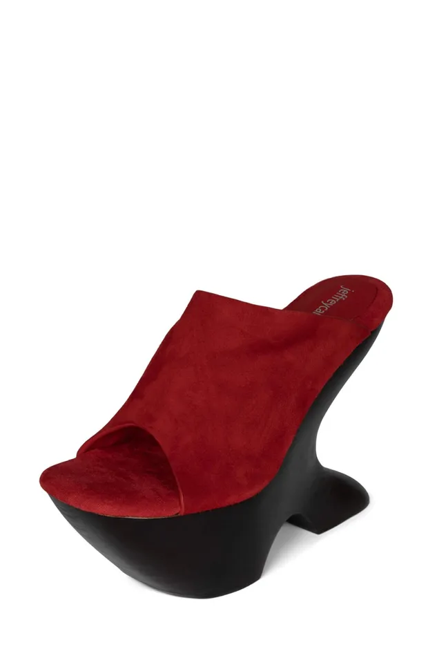 Jeffrey Campbell GIAH2 Teal Suede Brown Women Heel