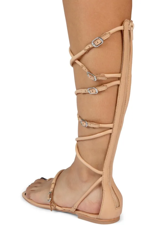 Jeffrey Campbell GLADIA Tan Suede Women Flat