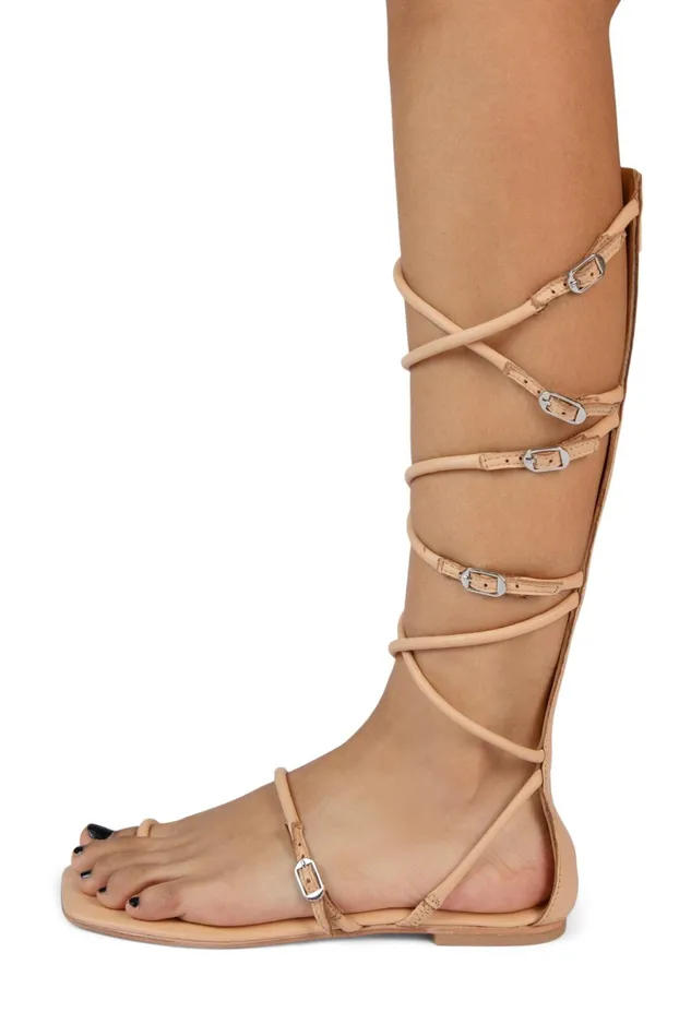 Jeffrey Campbell GLADIA Tan Suede Women Flat