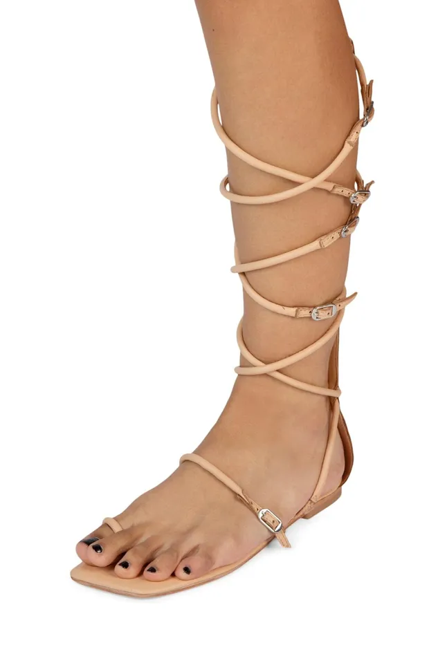 Jeffrey Campbell GLADIA Tan Suede Women Flat