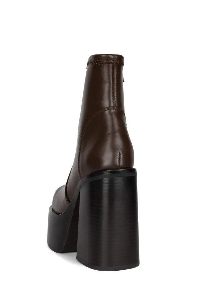 Jeffrey Campbell GRIMES Dark Brown Women Boot