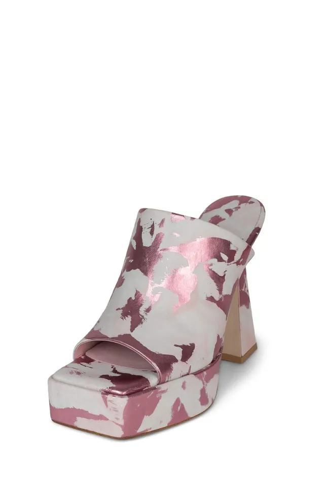 Jeffrey Campbell HYPEDUP Pink White Women Sandal