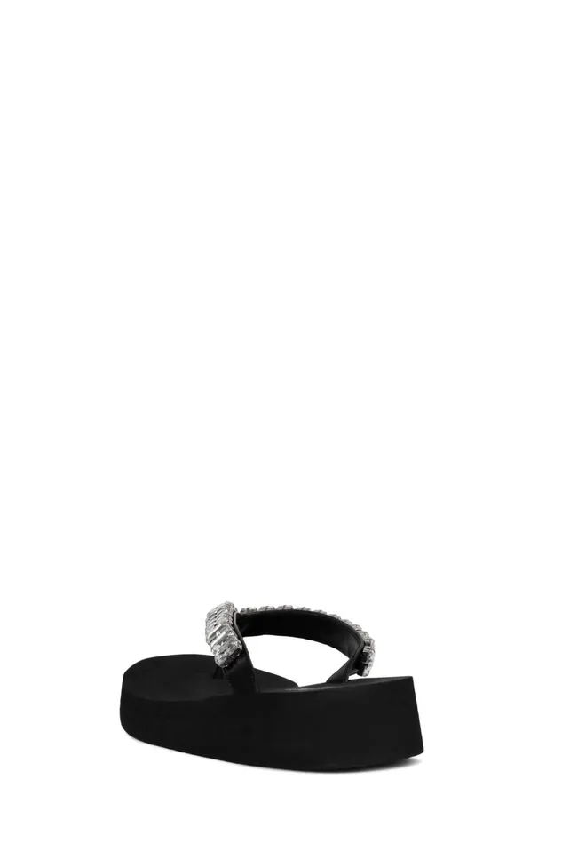 Jeffrey Campbell ICONICSS Black Clear Women Sandals Under 100