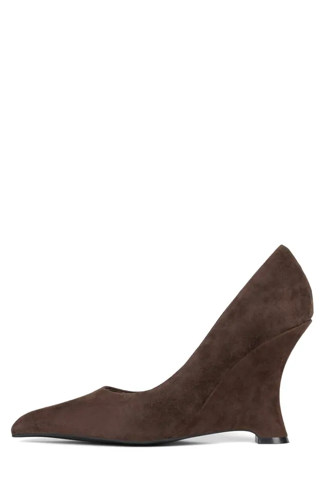 Jeffrey Campbell INTRIGUED Fuchsia Suede Women Pump