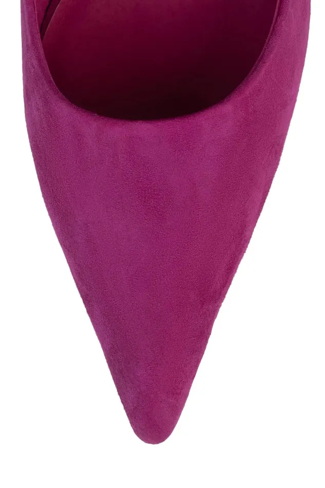 Jeffrey Campbell INTRIGUED Fuchsia Suede Women Pump