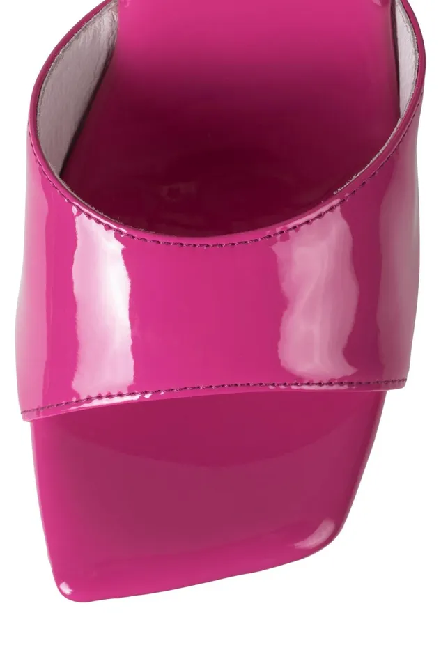 Jeffrey Campbell INTUITIVE Fuchsia Patent Women Sandal