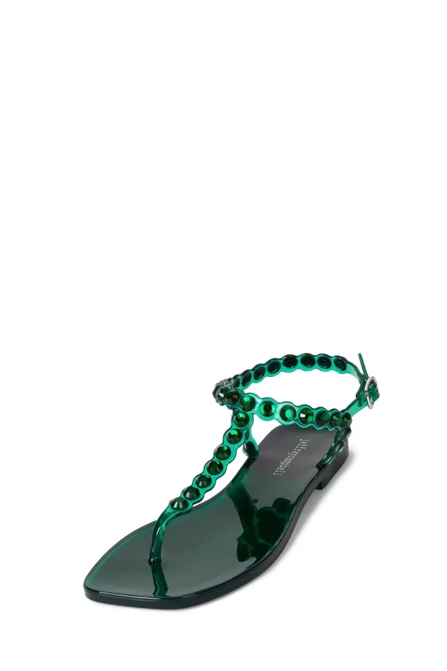 Jeffrey Campbell JEMMIN Fuchsia Shiny Women Sandals Under 100